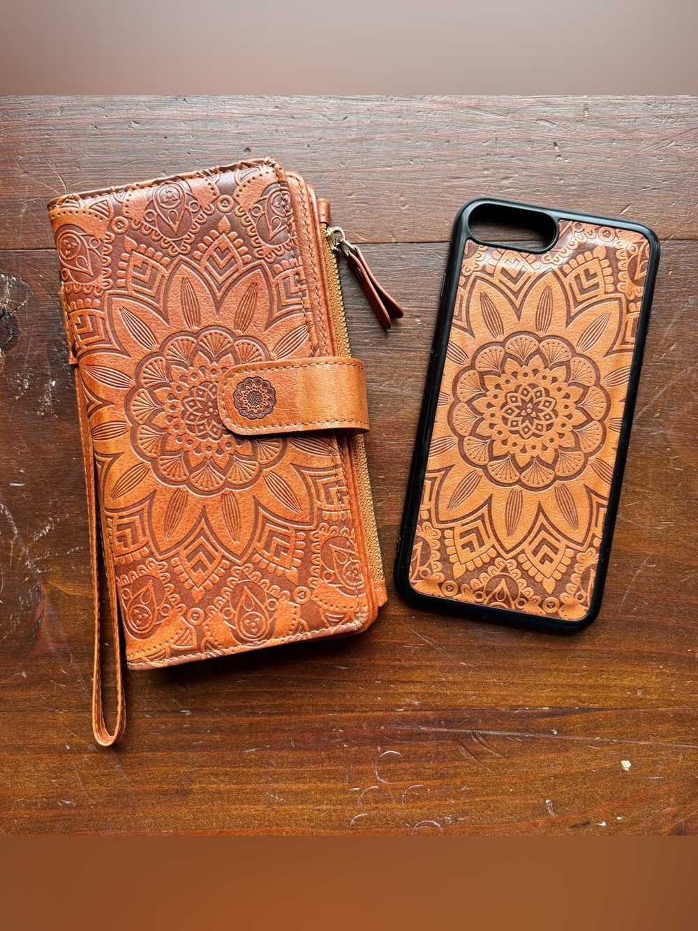 3-in-1 Harryshell Wallet Case for iPhone 7 Plus / 8 Plus, Western / Cowgirl vibe